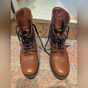 Brown Leather Women''s Boots